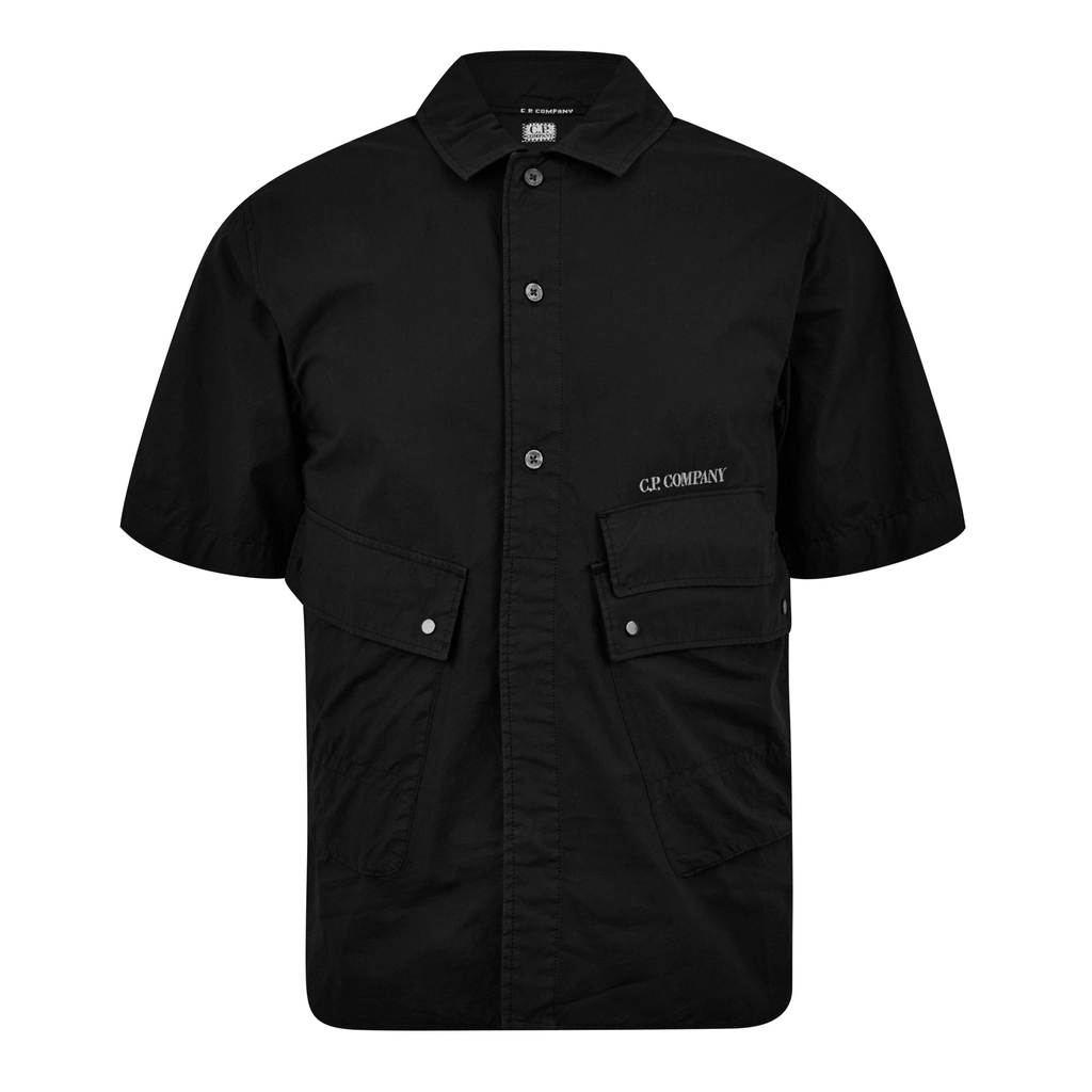 CP Company Short Sleeve Shirt - Black 999